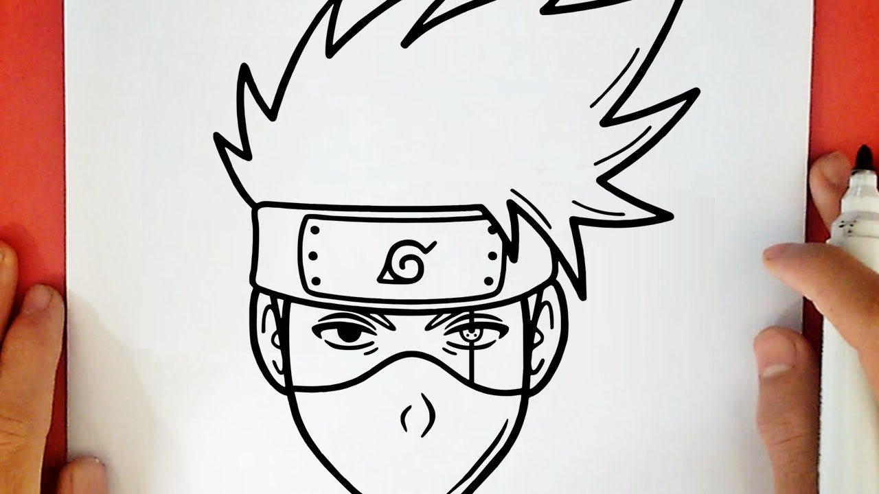 COMO DESENHAR O KAKASHI DO NARUTO