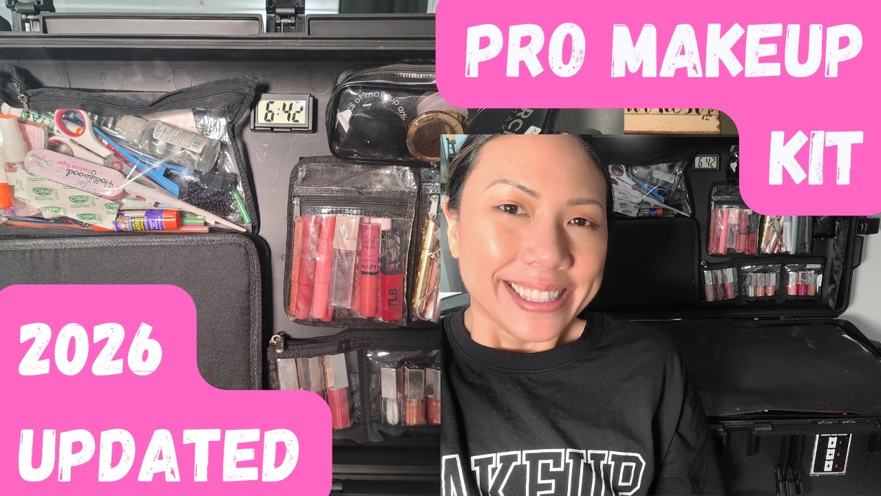🚀 New Pro Makeup Artist Traincase 2026 | Packing My Pelican Air 1595! 🎨