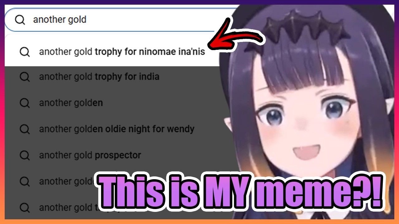 Ina Finds Out About a Meme of Herself【Hololive】
