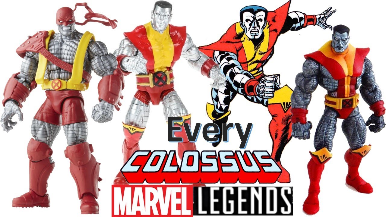 Сравнение всех легенд Marvel Colossus Toybiz и Hasbro Classics X-Men