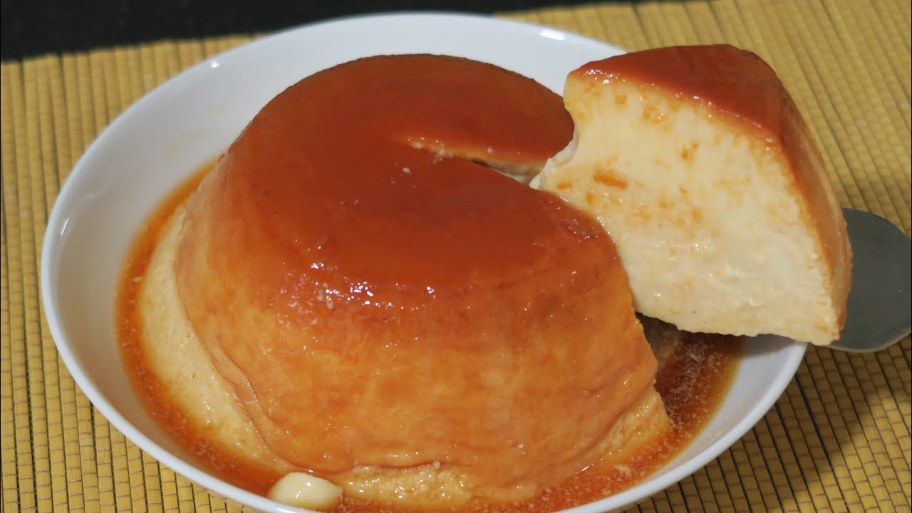 FLAN de HUEVO CASERO SIN HORNO 3 INGREDIENTES ❗❗❗ #postre3ingredientes