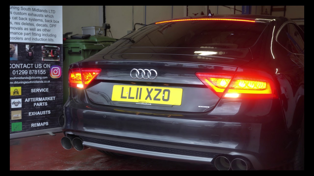 Audi A7 3.0TDI DPF Removal & Dual Exit Back Box Delete