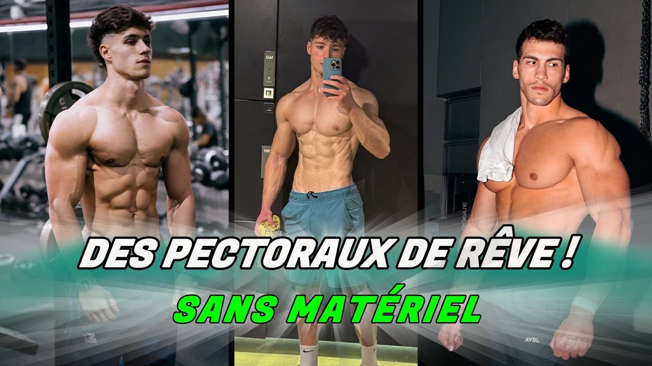 👉 Pectoraux de Rêve à la maison SANS MATÉRIEL 🔥– Méthode Complète & Transformation Ultime