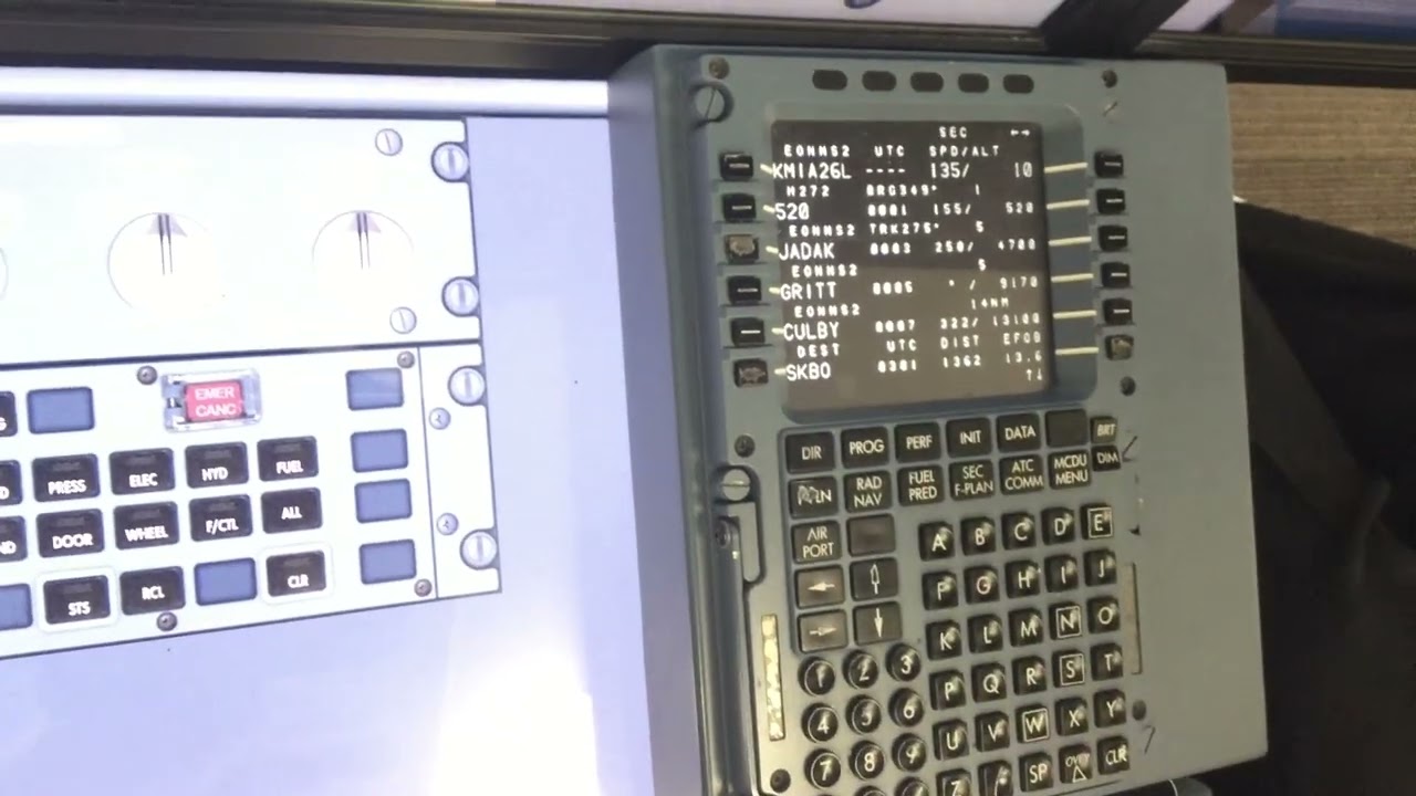 A320 Setting Up Depressurization Routes