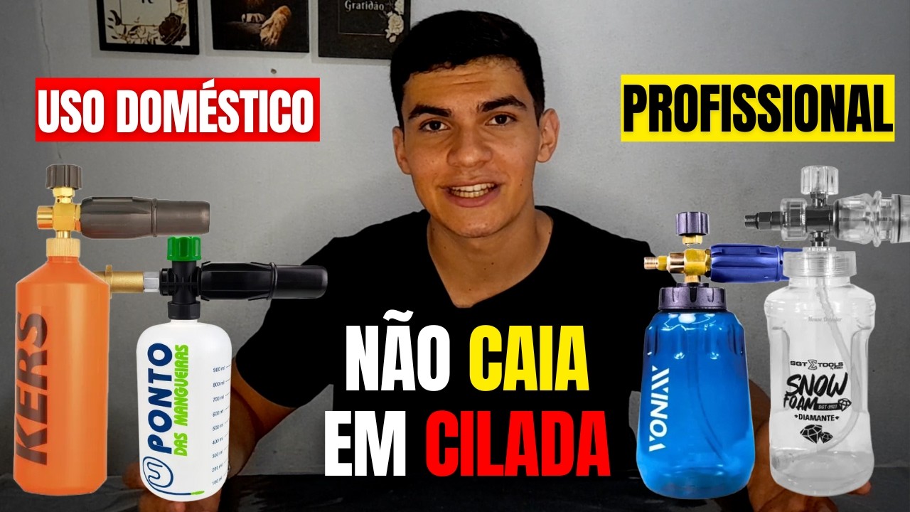 Não compre SNOW FOAM antes de entender essa DIFERENÇA!