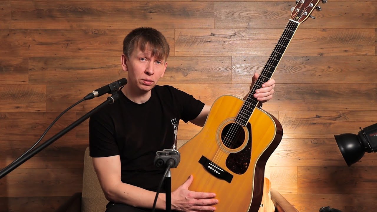 Обзор гитары Yamaha FG - 301 Япония 1975 г.