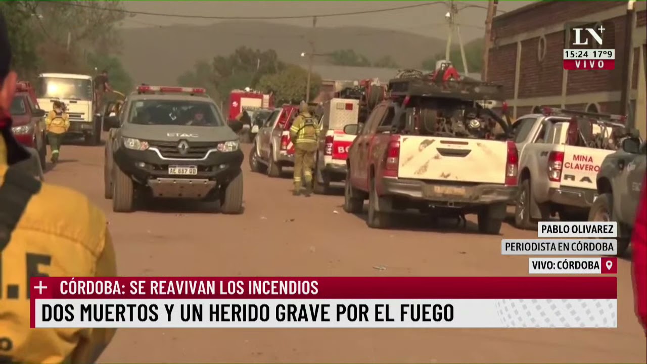 Córdoba: Dos muertos y un herido grave por el fuego