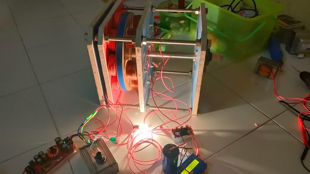 Mesin Pembangkit Listrik BLDC motor / Output 285 volt AC