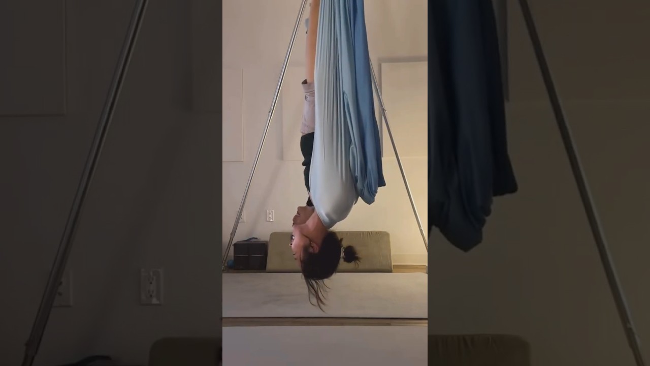 Hip Stretch, Forward Fold & Shoulder Massage & Upside Down Bat 🦇at 