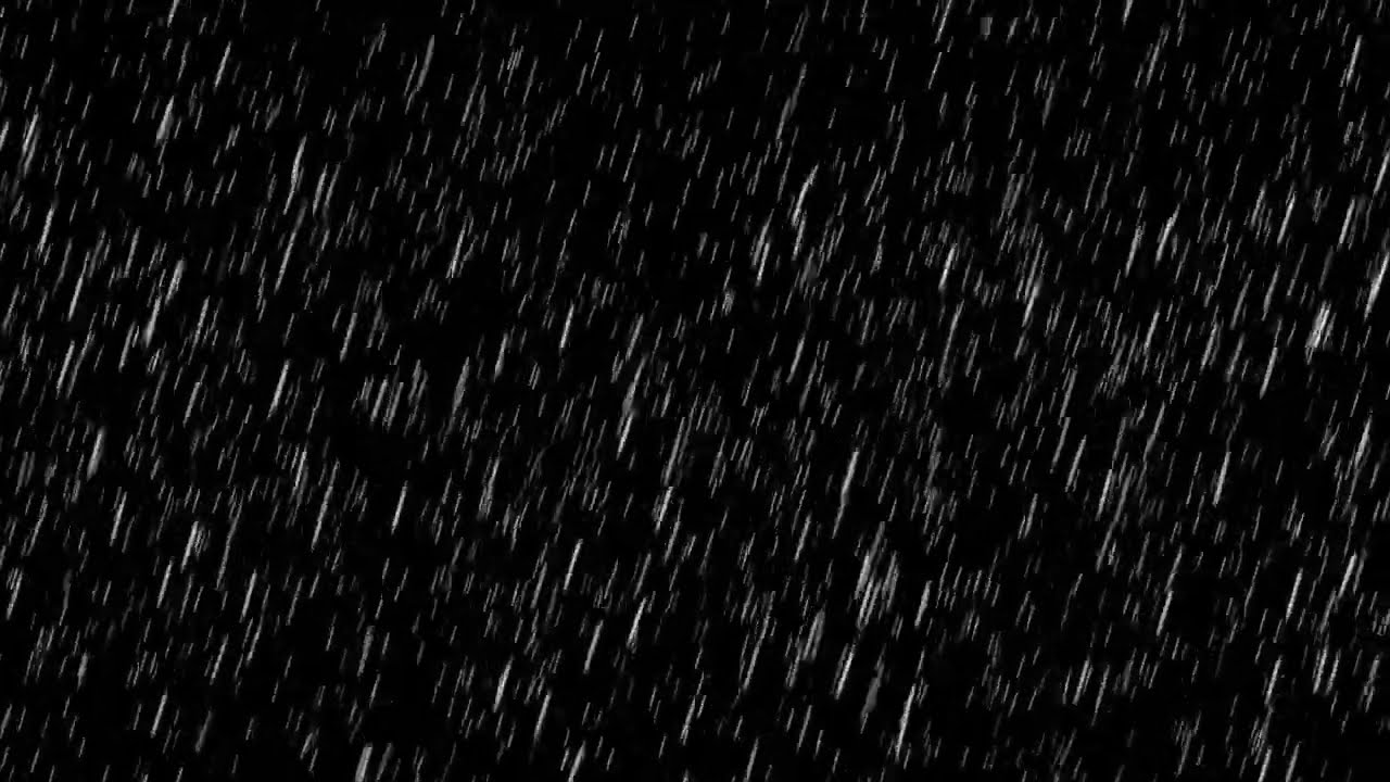 3 HOURS Heavy Rain - dark background🌧️ | 😴Deep Sleep, Relaxation, cure Insomnia, Focus