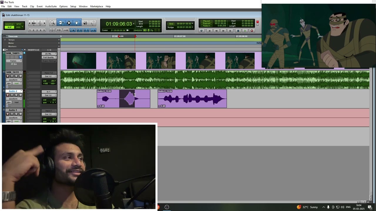 DUBBING IN PROTOOLS