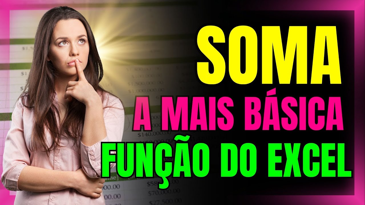 FÓRMULA SOMA NO EXCEL.  COMO FAZER A FUNÇÃO DE SOMAR NO MICROSOFT EXCEL