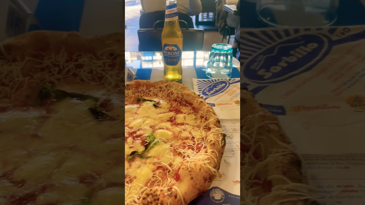 Pizza Margherita Gino Sorbillo. One of the Must Stops for Me #milan #italy #travel #peroni #pizza