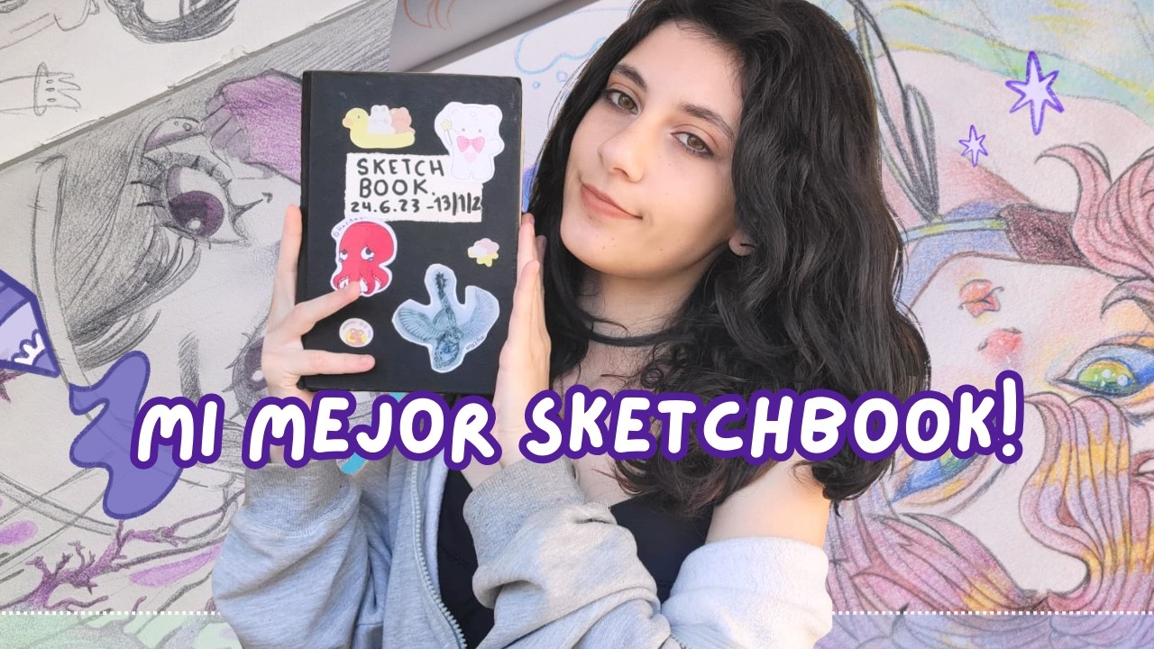SKETCHBOOK TOUR🖍️ #5 / mi cuaderno favorito⋆˙⟡