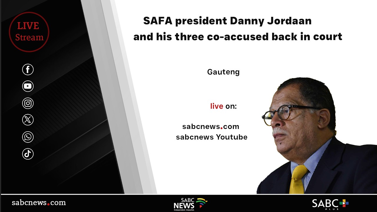 SAFA president Danny Jordaan and his three co-accused back in court