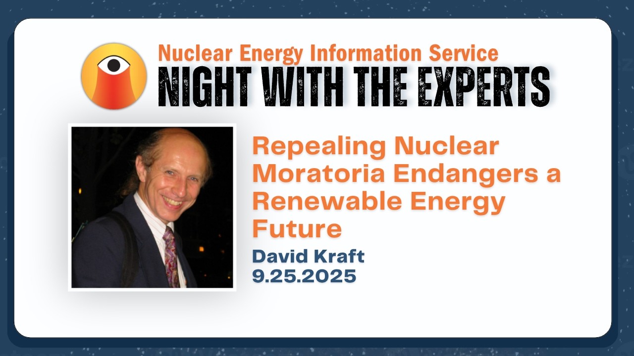 NEIS Director Answers How Repealing a Nuclear Moratoria Endangers Our Future