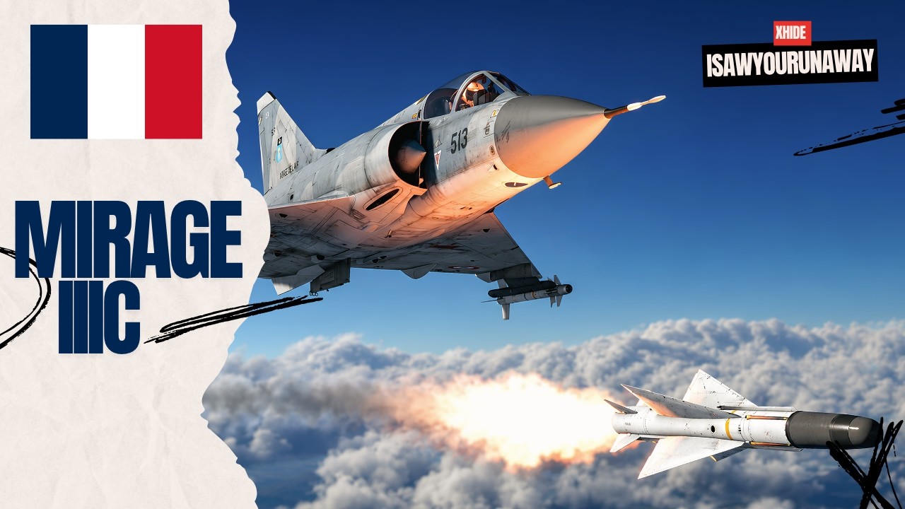 Mirage IIIC - лучший 7 ранг Франции #warthunder