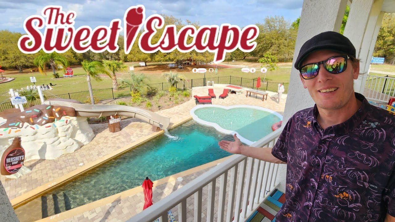 The Sweet Escape LUXURY VACATION RENTAL Near Orlando | Themed House Tour 2024 !