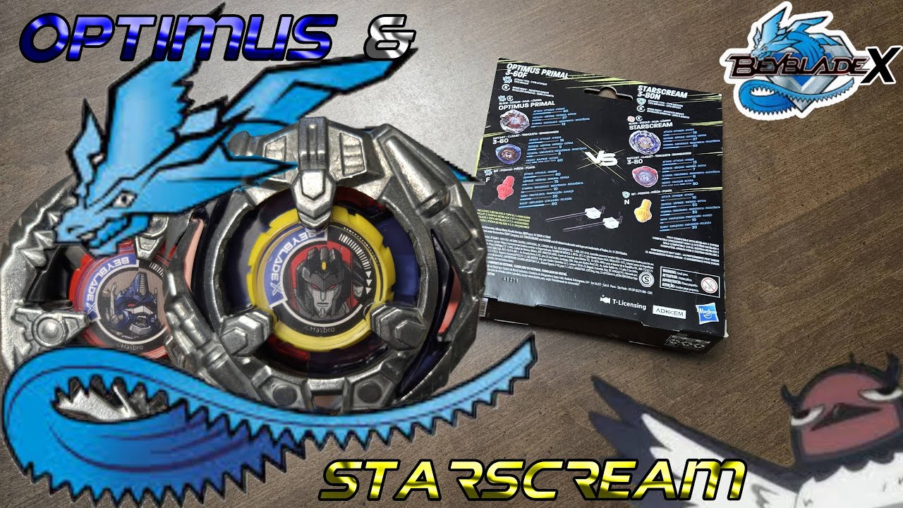 Beyblade X Beast Wars?! OPTIMUS PRIMAL+STARSCREAM TransformerCollab Unboxing | Beyblade X ベイブレードエックス