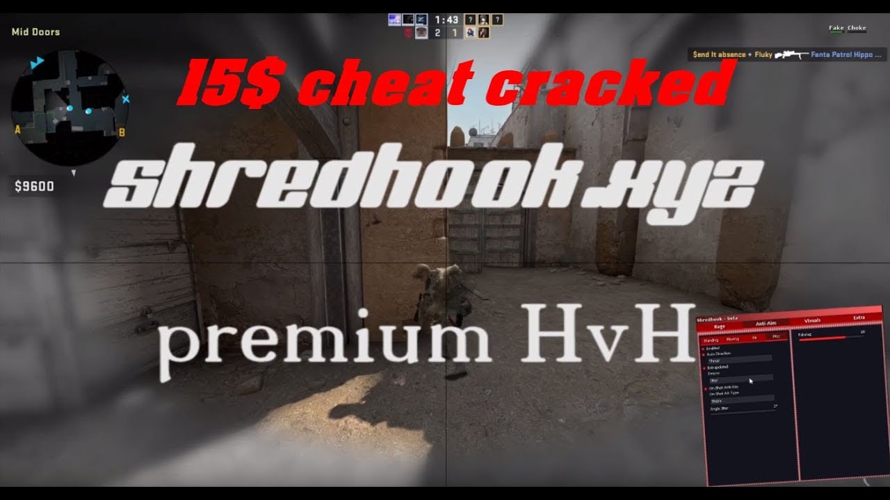 Shredhook CSGO Cheat Cracked | 15$ xy0 paste