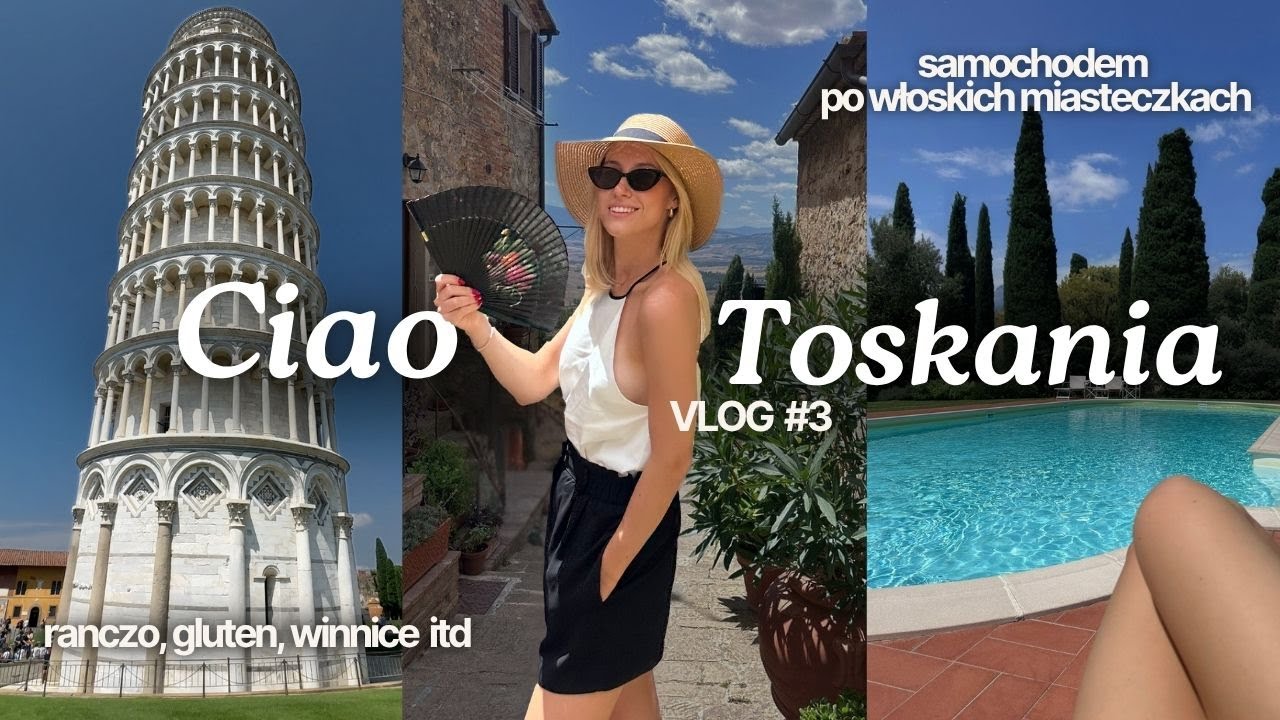 VLOG #3: Tydzień w Toskanii 🇮🇹, 7 dni - 7 miast, zwiedzam, odpoczywam i żyję na włoskim ranczo! 🐎