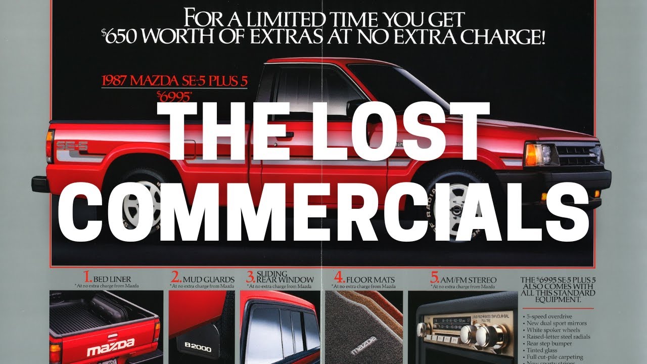 Mazda B Series Commercials Compilation 1985-1993