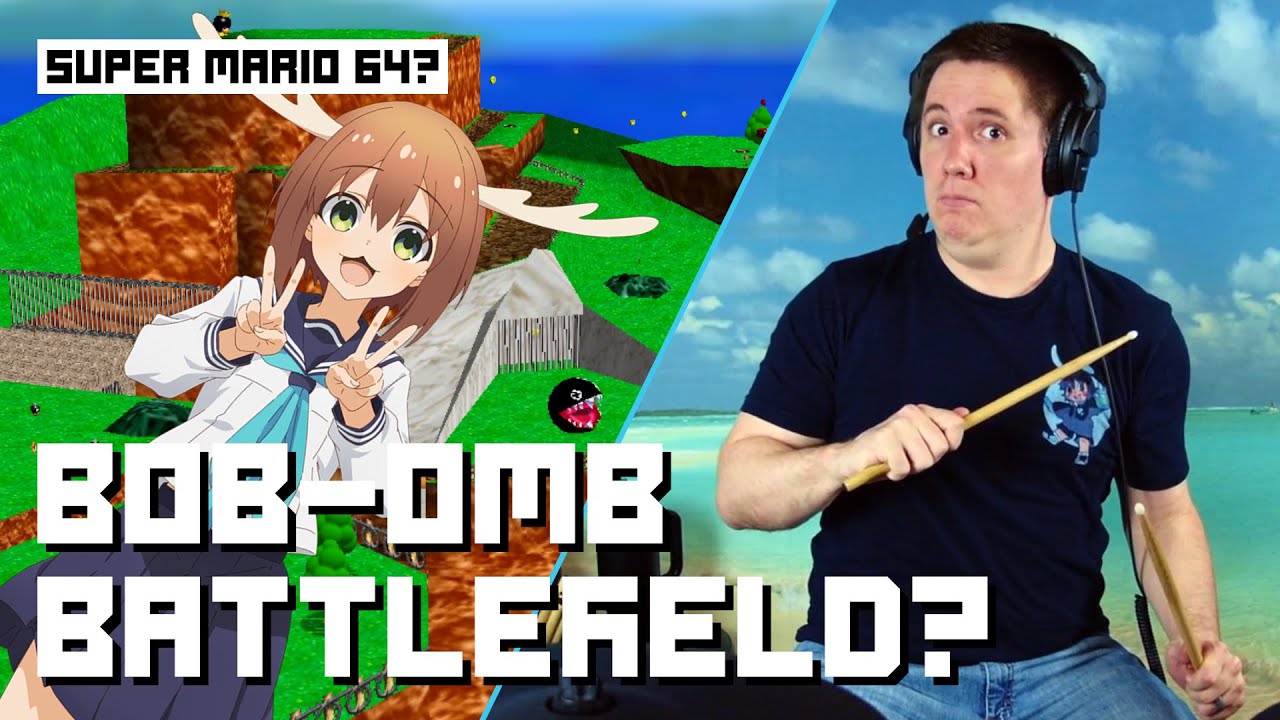 Bob-omb Battlefield But It's Shikonoko Nokonoko Koshitanatan On Drums!