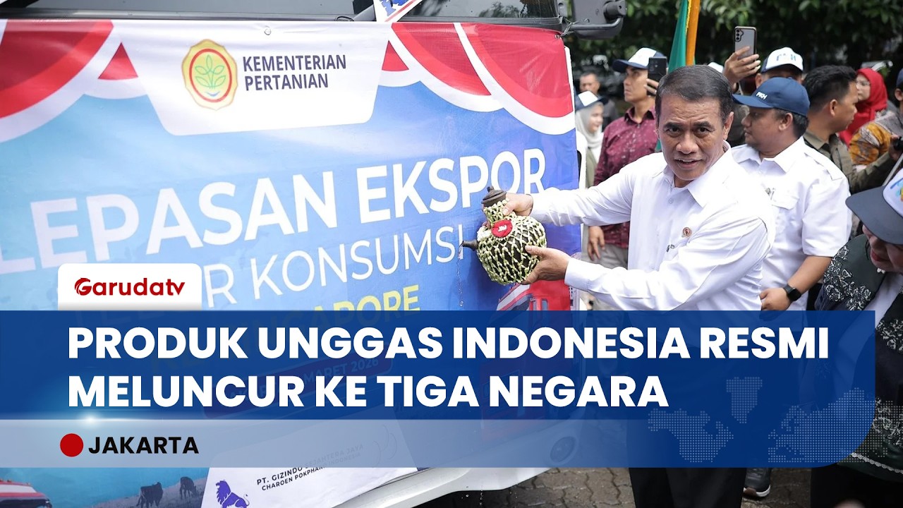 Kementan Lepas Ekspor Unggas Senilai Rp18 Miliar ke Tiga Negara