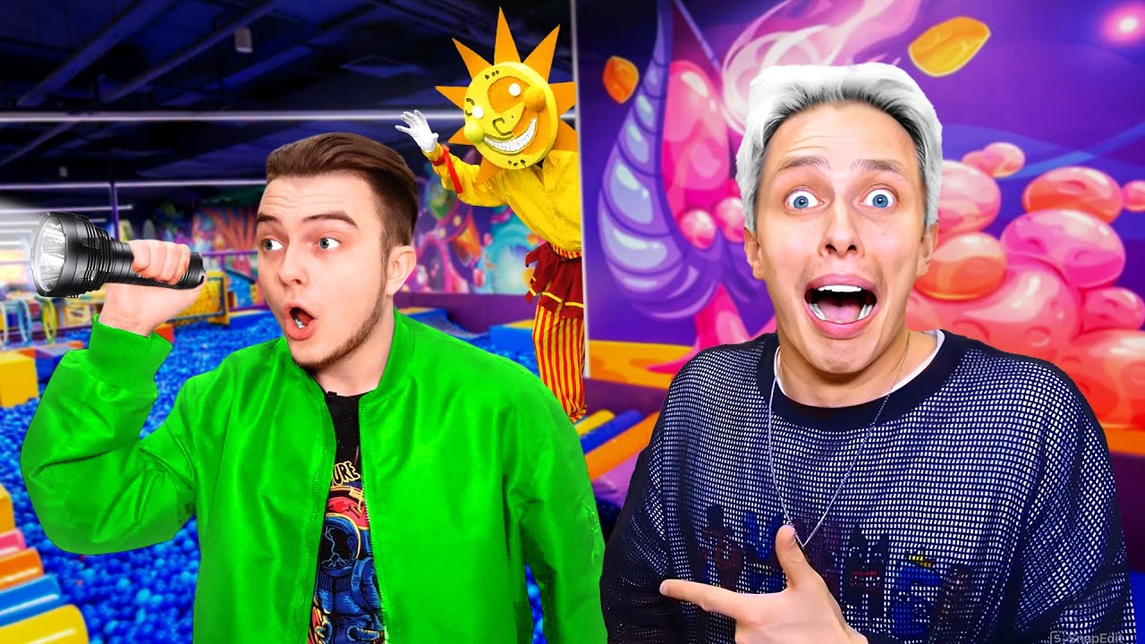 FNAF Security Breach im echten Leben: SUN ANIMATRONIC und MOON'S ANIMATRONIC In Der Trampolinhalle !