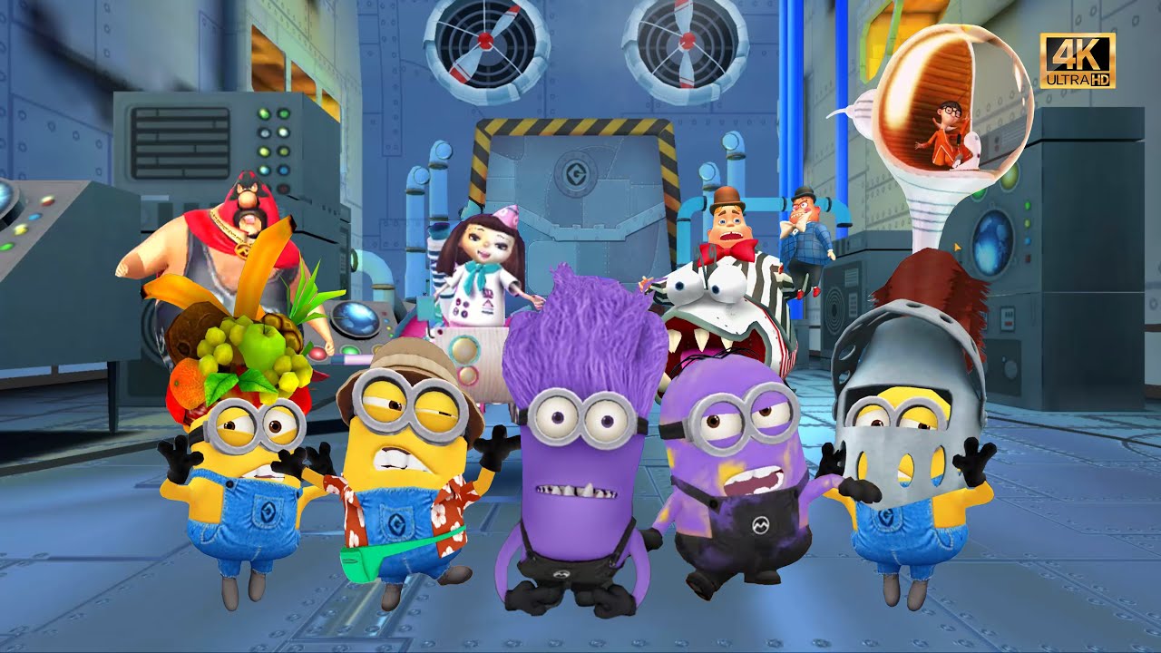 Minion rush All Bosses Evil minion gameplay | EP 23 | UHD 4K Fullscreen Gameplay