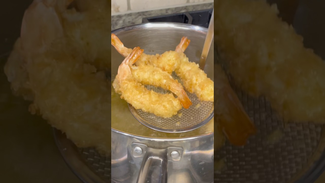 Quick and easy Crispy Shrimp Tempura in a minute!