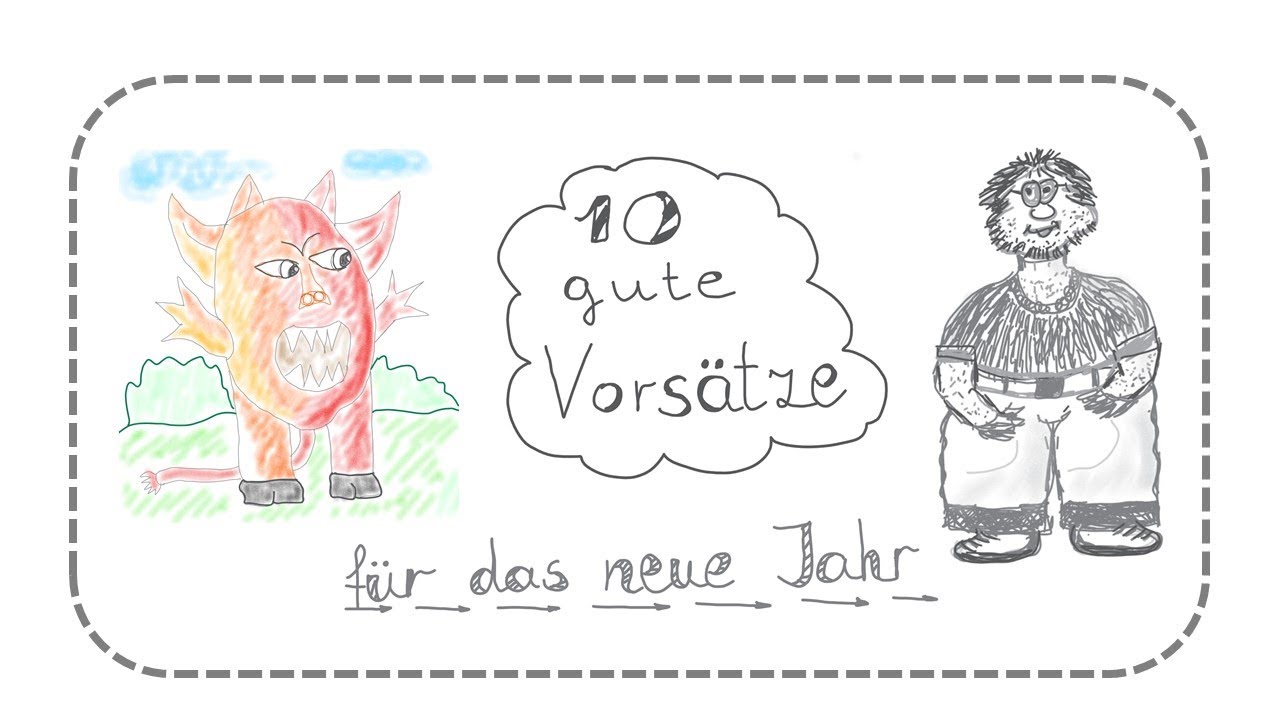 23. Deutsch - Silvester & Neujahr - gute Vors&auml;tze - Geschichte