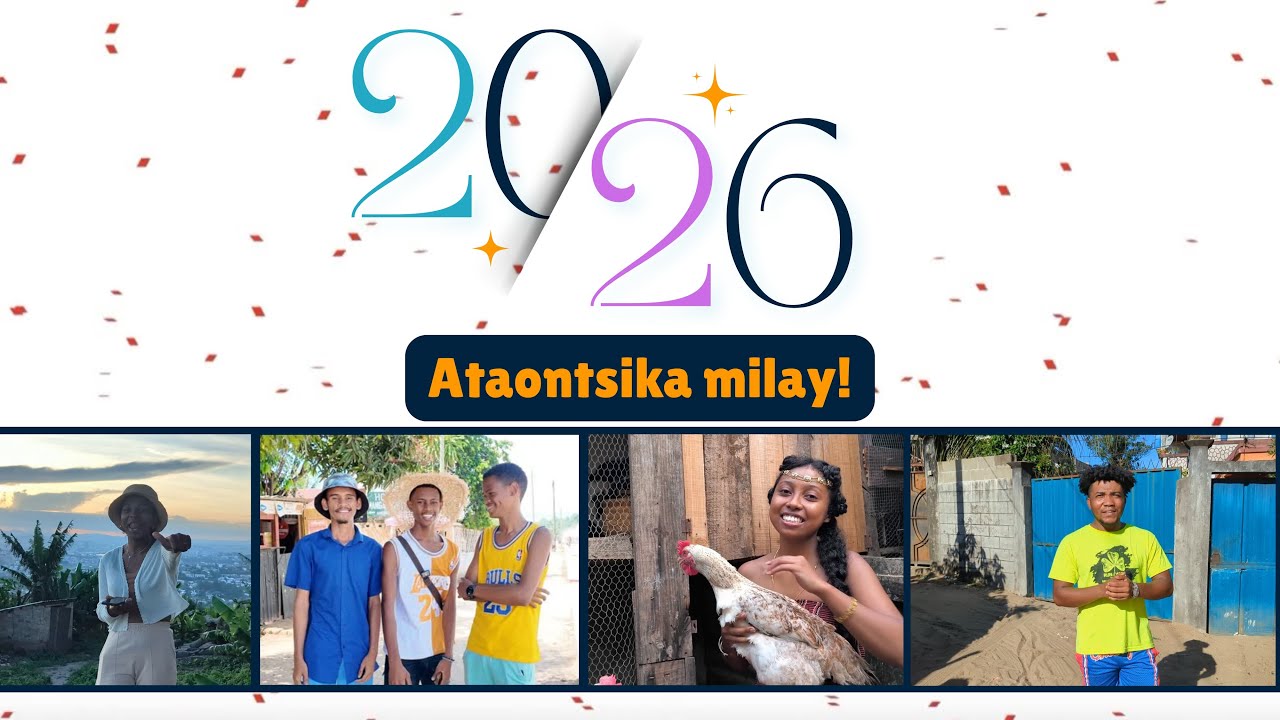 2026 : ataontsika milay ! Souhaits de la Jeunesse Malgache pour 2026 ! ✨