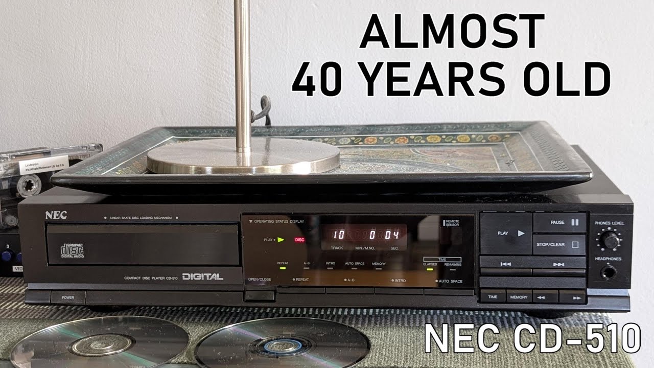 Fixing up a grimey old CD player (NEC CD-510)