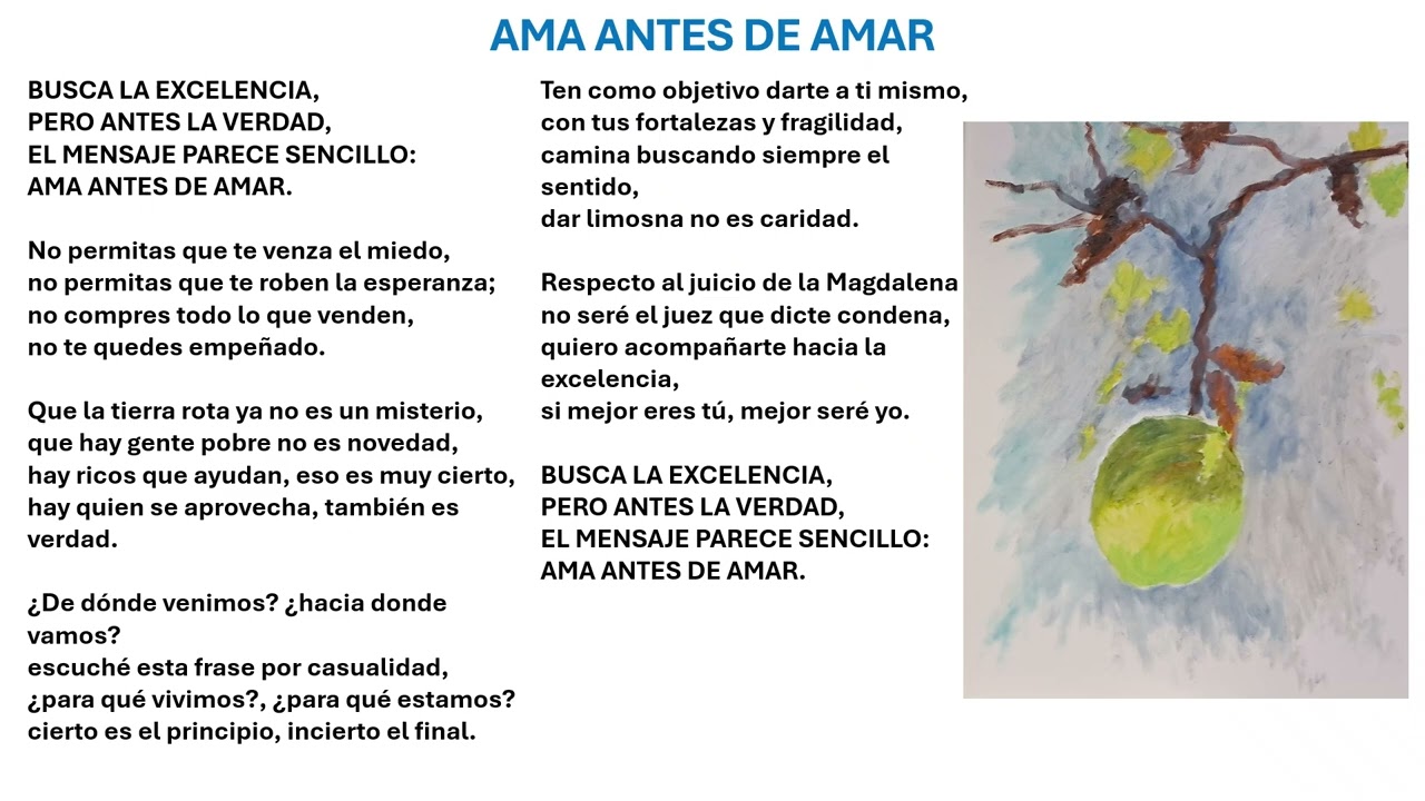 AMA ANTES DE AMAR