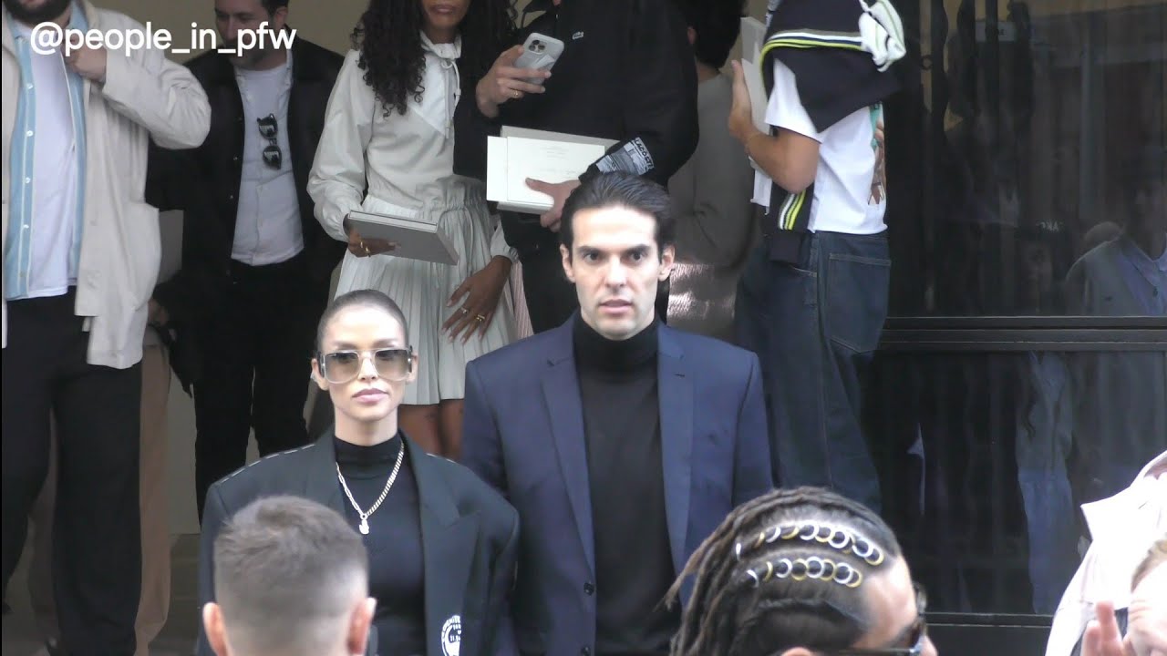 Kaká & Carol Dias - Lacoste SS25 fashion show in Paris - 01.10.2024