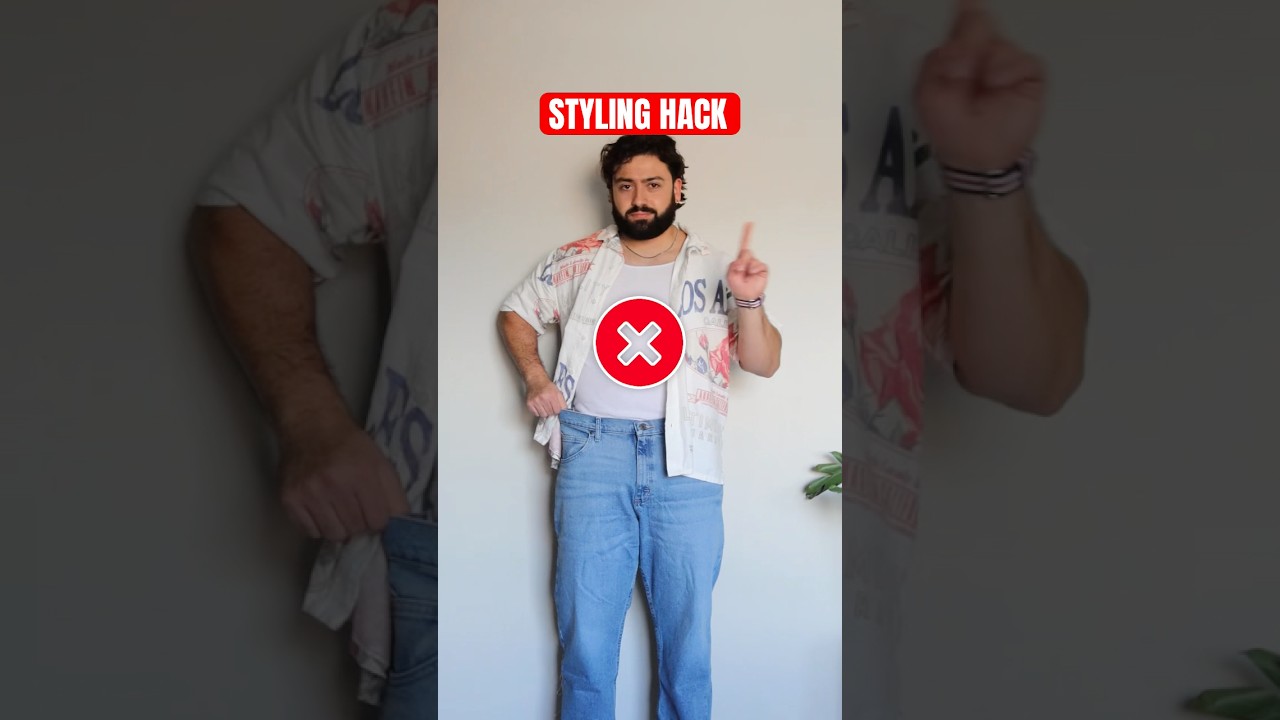 How To Tighten Loose Pants Without A Belt #fashionhacks