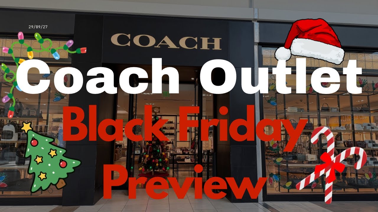 Новые поступления | Новинка в Coach Outlet! Предварительный просмотр «Чёрной пятницы» и Рождество...