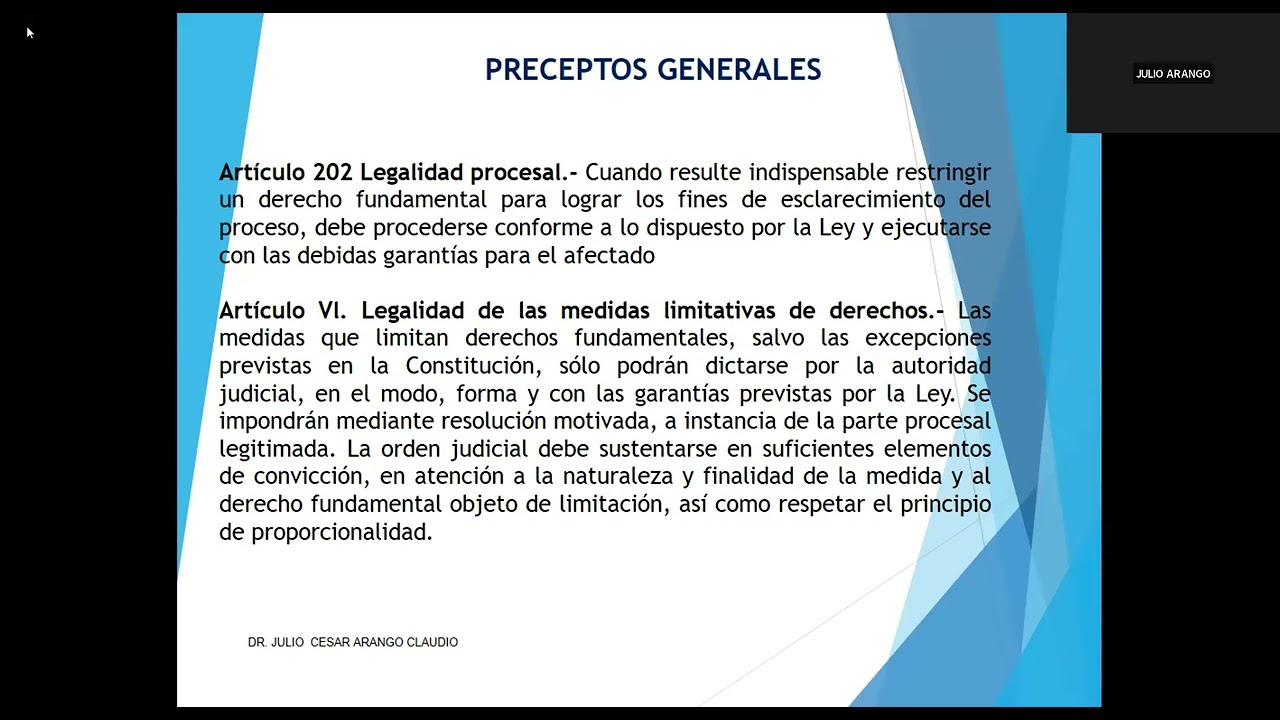 medidas de coerción procesal
