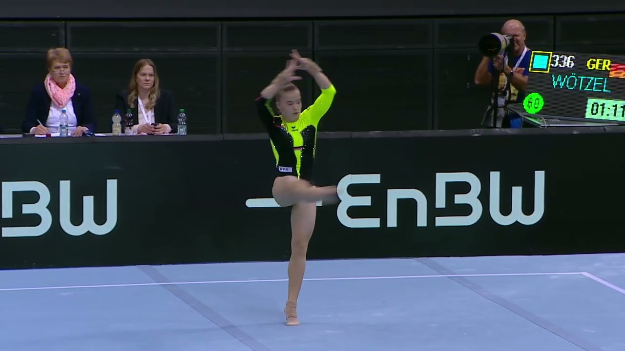 Lisa Wötzel Deutschland Boden - EnBW DTB Pokal 2024 Stuttgart - Team Challenge Frauen