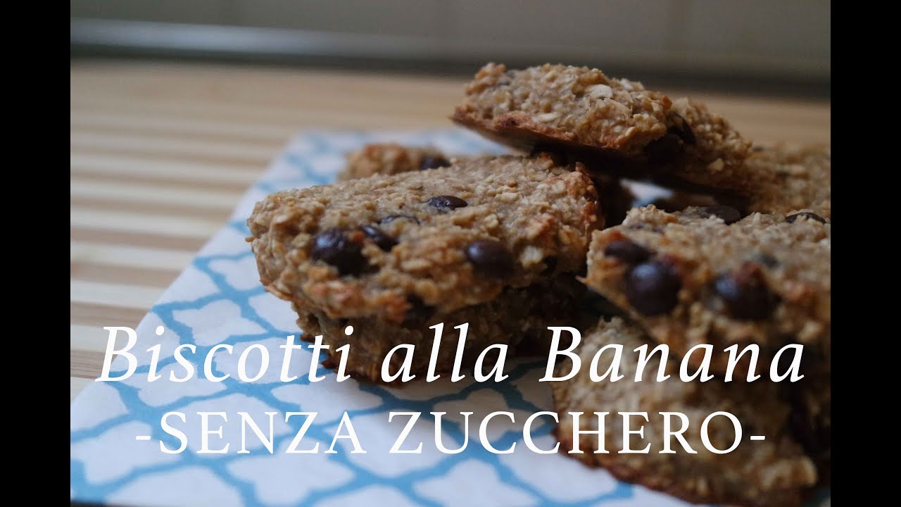 LIGHT biscotti alla banana vegani | SENZA ZUCCHERO | CasaSuperStar