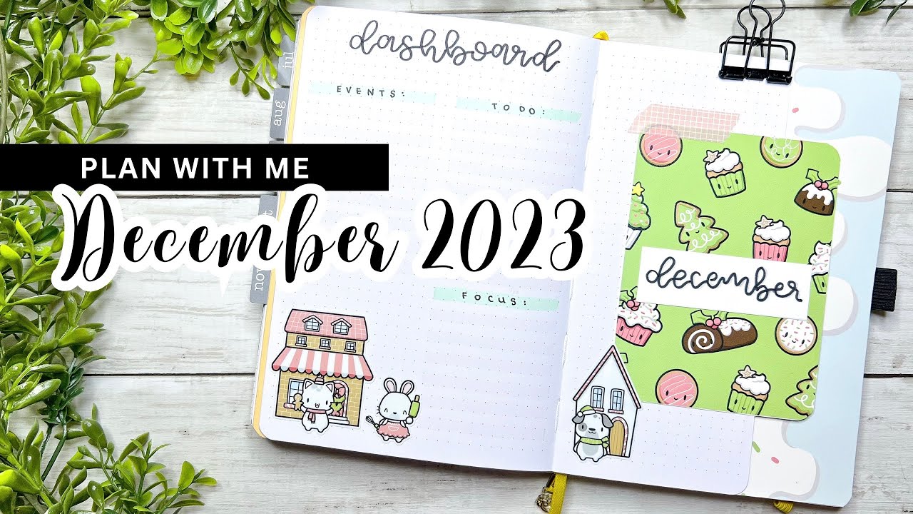 PLAN WITH ME || December 2023 Bullet Journal Setup