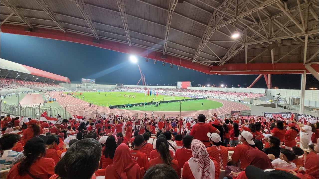 Ribuan Supporter 🇲🇨 mendukung Timnas Indonesia di Bahrain vs Indonesia Match |World Cup Qualifier