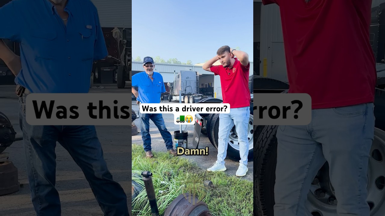 Was this a driver error? 🚛😭