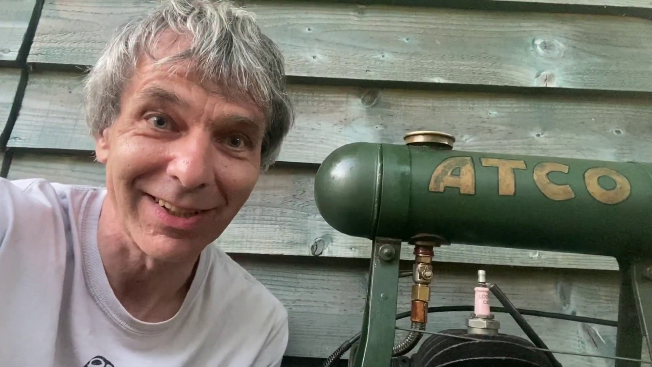 Three minute movie,  my 100 year old ATCO Standard lawnmower.