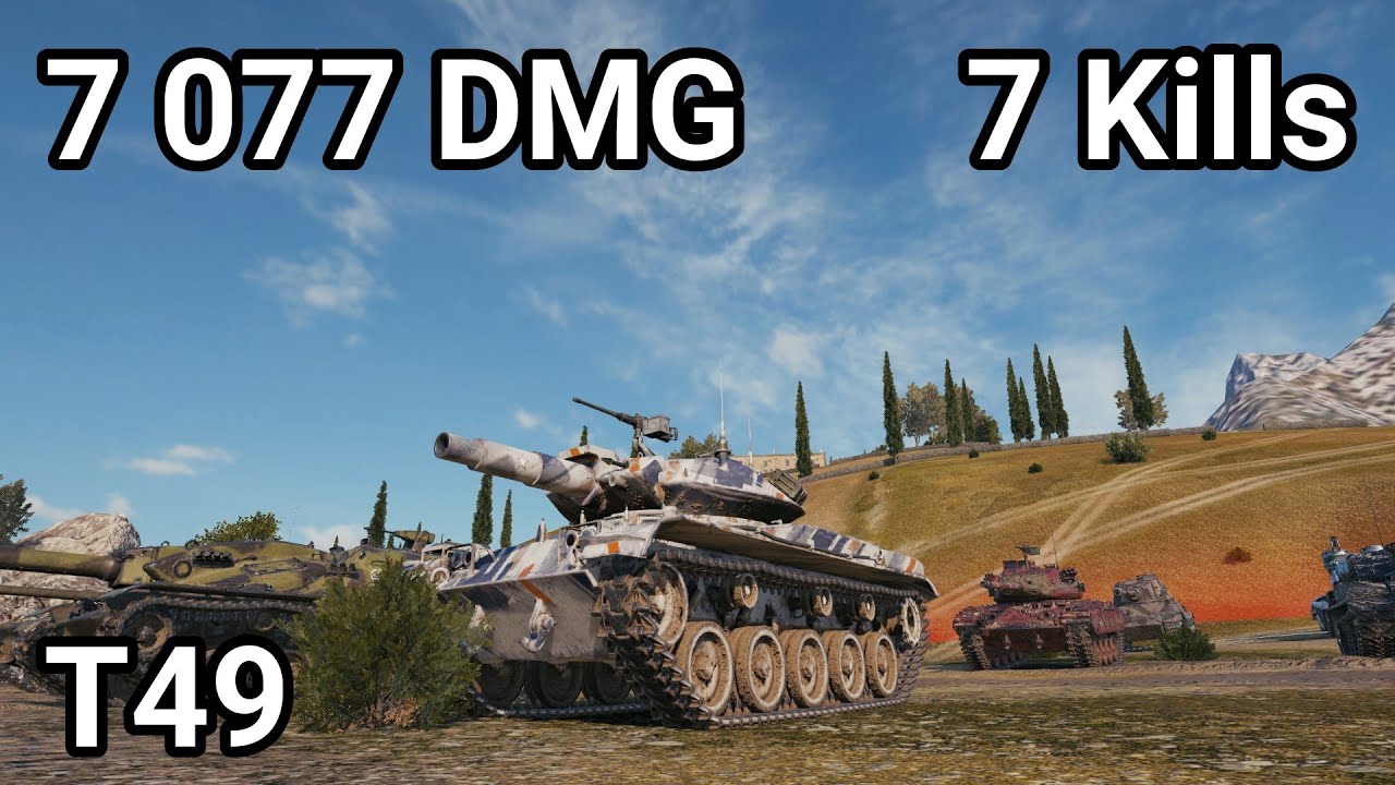 T49: 7K DAMAGE 7 KILLS - THE DERP KING RETURNS | World of Tanks