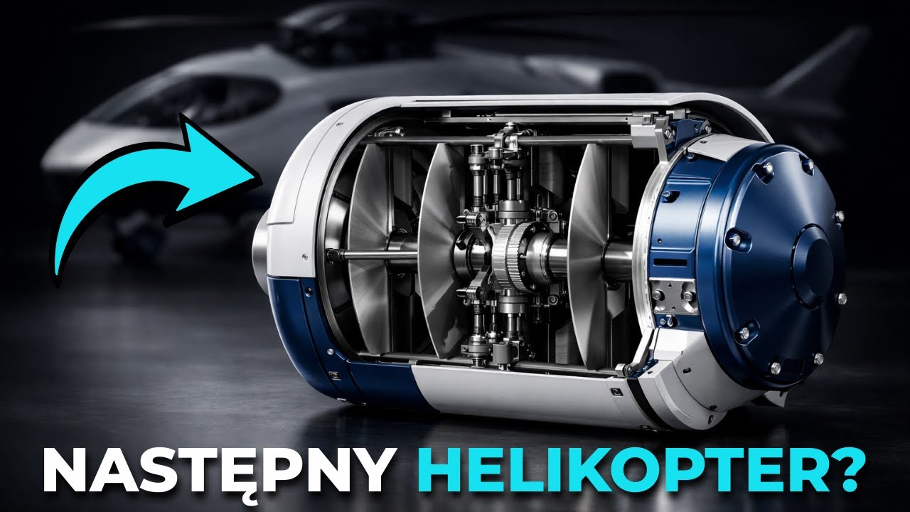 Cyklokopter – pionowy lot BEZ śmigieł. Tak to działa