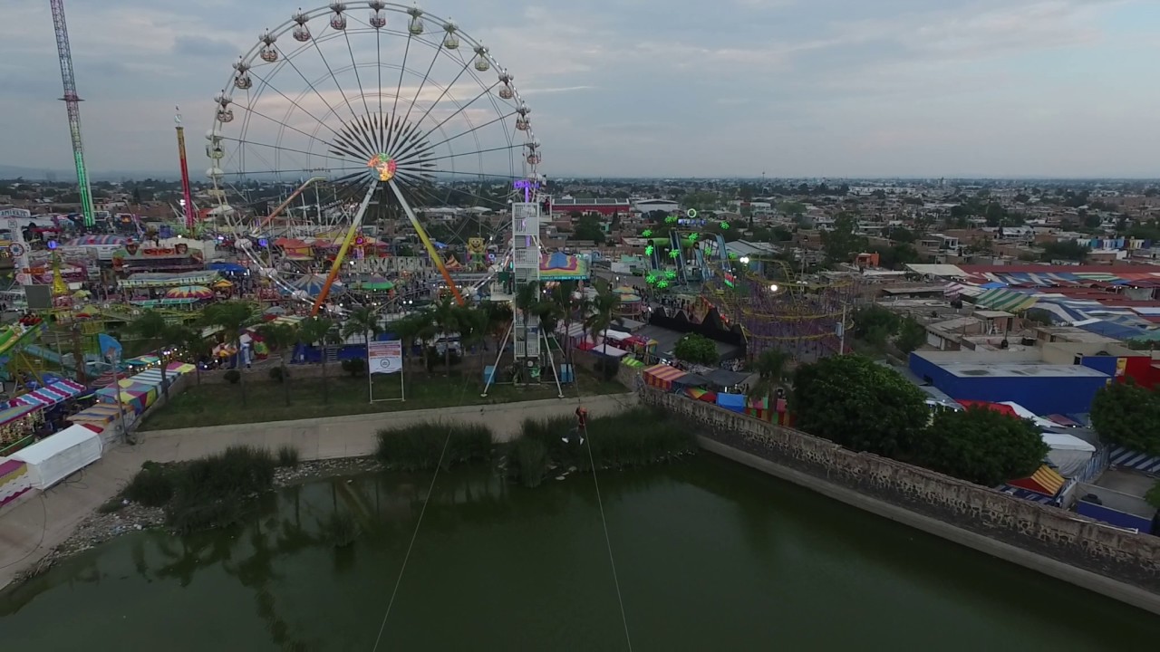 Tirolesa en la FENAPO (Feria Nacional Potosina) San Luis Potosí