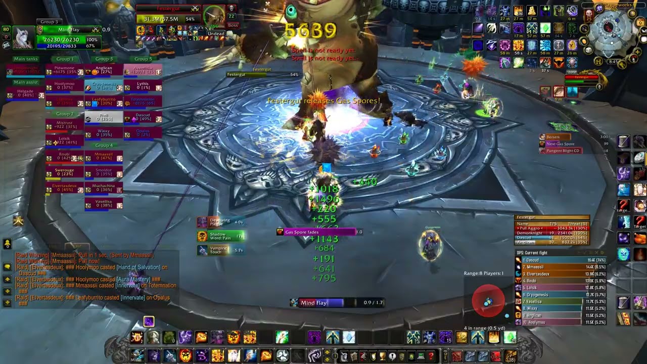 Warmane | Lordaeron | ICC 25hc - Fester 🟢 | Shadow Priest PoV