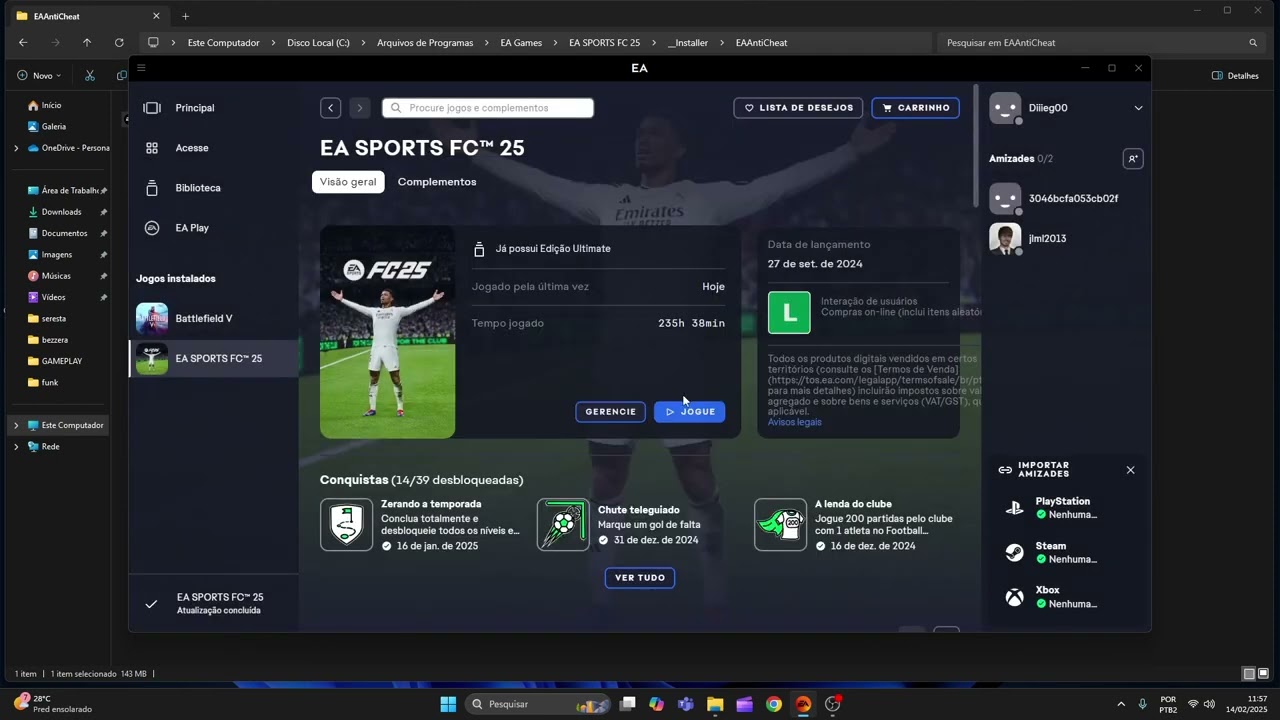 FC25 - FIFA NAO ABRE NO PC - RESOLVIDO 2